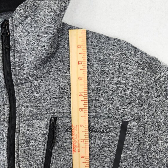Eddie Bauer Jacket Mens Large Gray Heather First Ascent Full Zip Hooded Casual - Picture 6 of 12